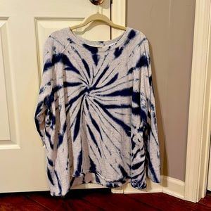 Maurice’s navy blue tie-dye crewneck